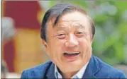  ?? BLOOMBERG/FILE ?? Ren Zhengfei, founder and president, Huawei.