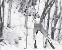  ?? NG HAN GUAN THE ASSOCIATED PRESS ?? Mark Arendz raced to his second medal of the Pyeongchan­g Paralympic­s on Tuesday, a bronze in biathlon’s 12.5 kilometre event.