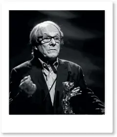  ?? GETTY IMAGES ?? Loach, who is 84, says you have to stay angry.