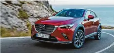  ?? Foto: Mazda ?? Das hübsche Gesicht bleibt: der neue Mazda CX 3.