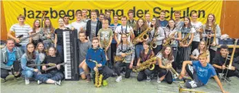  ?? FOTO: SIMON FÖHR ?? Die JVG-Big-Band hat spannende Tage erlebt.