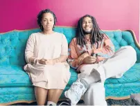  ?? SUSAN DUNNE/HARTFORD COURANT ?? At Semilla, founders Elijah Hilliman and Aimee Chambers, both of Hartford, have created a “neighborho­od living room” whose designer aesthetic they call “grandma chic.”