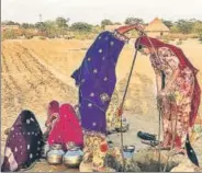  ?? HT PHOTO ?? Water is a dominant poll issue, especially among the 22 million women voters in Rajasthan’s 43-million-strong electorate.