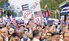  ?? Efe ?? Miembros de la comunidad cubana en EE. UU.