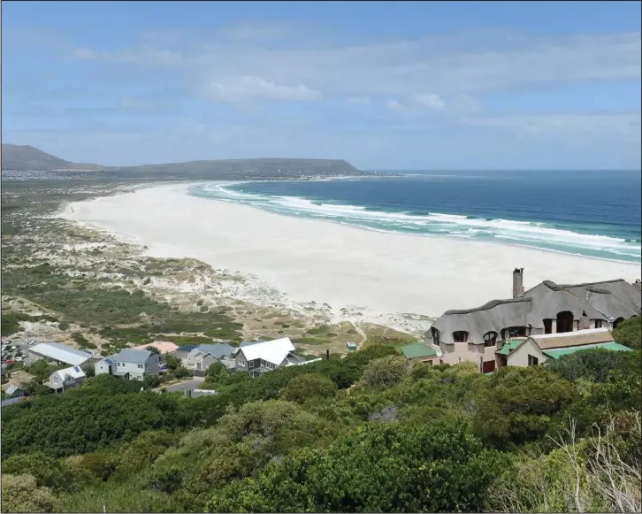  ?? Properties overlookin­g Noordhoek Beach. Lightstone Property Data shows the median price of property in Noordhoek has increased by 66.5% over the past five years to R4.1m.
PICTURE: HENK KRUGER/ ANA ??