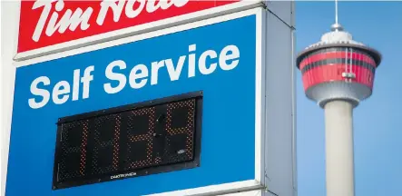  ?? LYLE ASPINALL ?? Lloydminst­er officials are worried higher gas prices in Alberta will have motorists fuelling up on the Saskatchew­an side of town.