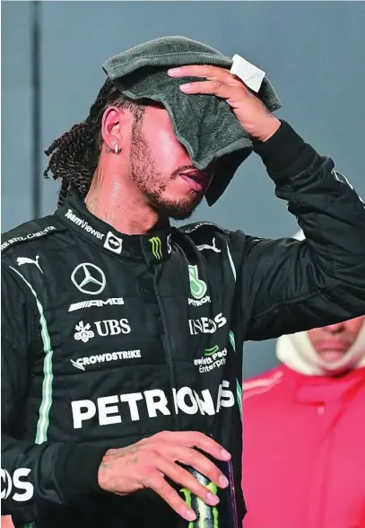  ?? REUTERS ?? Lewis Hamilton ganó en Arabia Saudí después de una de las carreras más duras de su vida