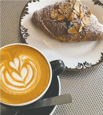  ??  ?? Voodoo Child (388 College St.) gets Brittni Donaldson’s pick for top Toronto café. (And what’s a better Sunday combo than coffee and an almond croissant?)