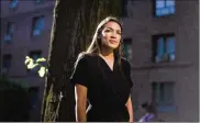  ?? DAMON WINTER / THE NEW YORK TIMES ?? In June, Alexandria Ocasio-Cortez, a 28-year-old liberal activist, defeated a Democratic Party leader in a primary in New York.