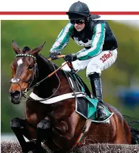  ?? GETTY IMAGES ?? Jumps king: Altior, under Nico de Boinville, is on a run of 14 straight wins