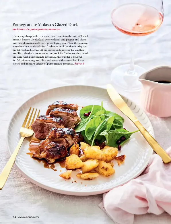 Pomegranat­e Molasses Glazed Duck PressReader