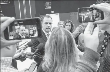  ?? Mel Melcon Los Angeles Times ?? FRANK VOGEL describes his first news conference where he was introduced as the Lakers coach Monday: “It’s a little different, definitely different than I expected and different than I’ve ever been a part of.”