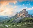  ??  ?? South Tyrol’s Dolomite mountains are popular with leisure seeking tourists