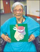  ?? SUE ELLEN ROSS/POST-TRIBUNE ?? Silver Birch resident Annie Willey named her artwork Cat in a Hat.