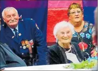  ?? PHOTOS / MELANIE CAMOIN. ?? David’s mother, aged 93, attended with the rest of the family.