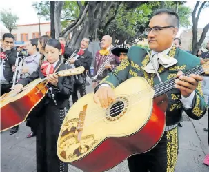  ?? RICARDO SÁNCHEZ ?? Este 22 de noviembre se festeja en México el Día del Músico