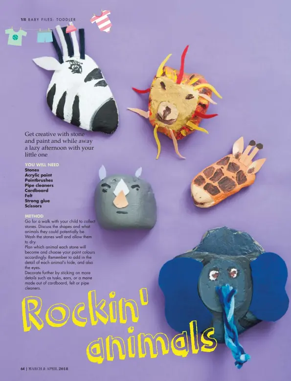 Toddler DIY: Rockin' animals - PressReader