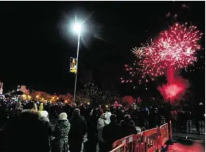  ??  ?? The future of fireworks at the Ellon Christmas lights switch on looks in doubt