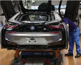  ?? ?? Factoría de BMW en Alemania.