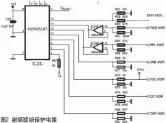  ??  ?? 图2 射频联锁保护电路