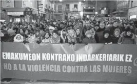  ?? Foto: D.N. ?? Concentrac­ión de repulsa contra el asesinato de Blanca.