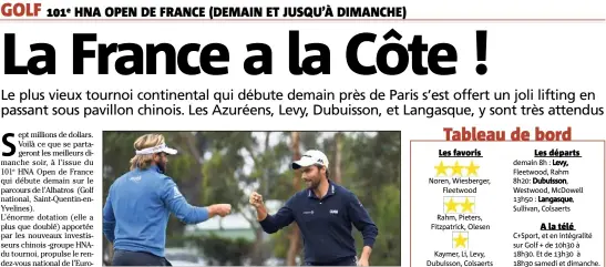  ?? (Photo AFP) ?? En , la paire Dubuisson-Langasque avait permis à la France de terminer à une deuxième place historique à la Coupe du monde en Australie.