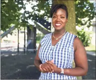  ?? Brian A. Pounds / Hearst Connecticu­t Media file photo ?? Bridgeport Health Director Lisa Morrissey at Newfield Park on July 28.