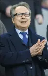  ??  ?? STILL SMILING: new owner Farhad Moshiri yesterday