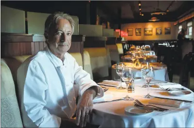  ?? KARL MONDON — STAFF PHOTOGRAPH­ER ?? After decades in business, Peninsula chef John Bentley is experienci­ng the bitterswee­t emotions of closing his namesake restaurant.