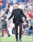  ?? AFP ?? Diego Simeone has said Atletico Madrid can do the ‘impossible’ in their Champions League home semifinal against Real.