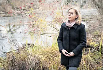  ?? [ Jana Madzigon ] ?? Klimaschut­zministeri­n Leonore Gewessler von den Grünen im Alleingang gegen den Lobau-Tunnel.