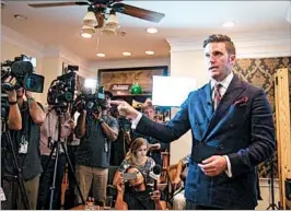  ?? TASOS KATOPODIS/GETTY ?? Texas A&M on Monday canceled a rally advertised as featuring Richard Spencer, above.