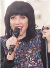  ??  ?? Carly Rae Jepsen’s Call Me Maybe was a top-earning Canadian song abroad in 2014.