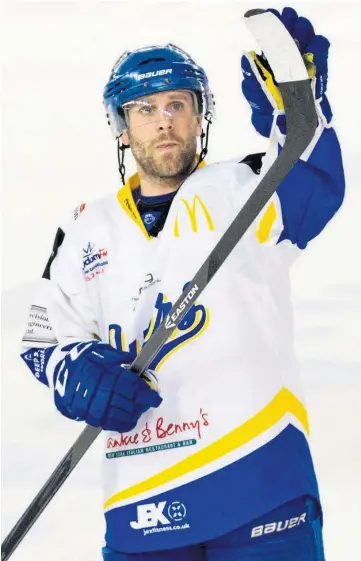  ?? ?? HOPES: Coventry Blaze head coach – and ex-Fife Flyers favourite – Danny Stewart.