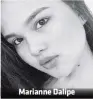  ??  ?? Marianne Dalipe