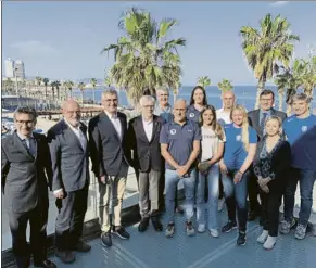  ?? FOTO: CN SABADELL ?? La Final Four de la Champions, presentada en el CN Barcelona