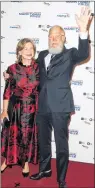  ?? AP PHOTO ?? David Letterman and his wife Regina Lasko arrive at the Kennedy Center for the Performing Arts for the 20th annual Mark Twain Prize for American Humor presented to Letterman on Sunday in Washington.