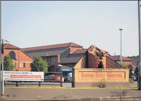  ??  ?? George Eliot hospital in Nuneaton. Picture: Matthew Buchan