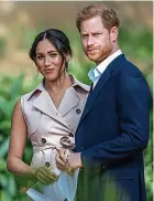  ??  ?? New life in the US: Meghan and Harry