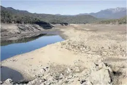  ?? David Aparicio ?? Una imagen del embalse de Darnius-Boadella a finales de enero.