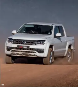  ??  ?? 01&04 It’s only in the unembellis­hed details of our Highline model that the 10-year-old Amarok starts to look its age. 02 Eight-speed auto is wonderfull­y smooth in all scenarios. 03&06 Even with an avalanche of torque from its uprated V6, the 4Motion does not let go. 05 Some hard trim plastics do feel low-rent in this company. 03