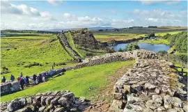  ??  ?? Wandering the ruins of Hadrian’s Wall can be one of the highlights of a visit to northern England.