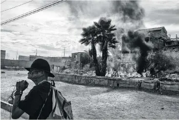  ??  ?? El Florido, a neighbourh­ood in Tijuana, has seen a dramatic spike in homicides.