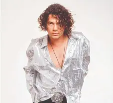  ?? Picture: MICHAEL PUTLAND/GETTY ?? INXS singer Michael Hutchence.