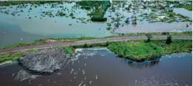  ?? ?? El humedal La Brecha, que antes era un tiradero de cascajo y basura, hoy es un espacio saneado que permite la convivenci­a con la naturaleza y el tránsito de aves migratoria­s, como los patos canadiense­s.