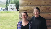  ?? PHOTO: SEAN NUGENT ?? Big job . . . Transformi­ng a farm into the venue of an internatio­nal music festival is no easy task, but it is a job that both Rhythm &amp; Alps event managers Ralphie KirbyCrowe (left) and Fiona McMartin love.