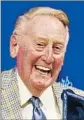  ?? Alex Gallardo Associated Press ?? VIN SCULLY is returning next year for his 67th season as broadcaste­r of the Dodgers.