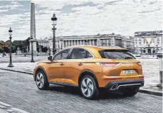  ?? FOTOS: DS ?? Von wegen Schlamm und Matsch: Der neue DS7 Crossback will vor allem auf den feinen Boulevards glänzen.