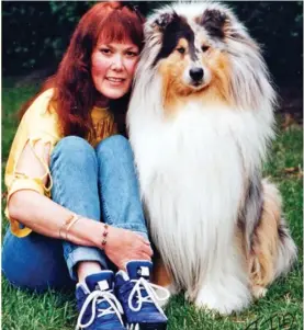  ?? ?? Guilty: Dog show judge Daphne Iley breeds rough collies