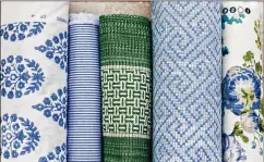  ?? ?? Pattern mixing is a design term that essentiall­y means curating a variety of textiles with different patterns, colors and textures to create a stunning layered but cohesive look.